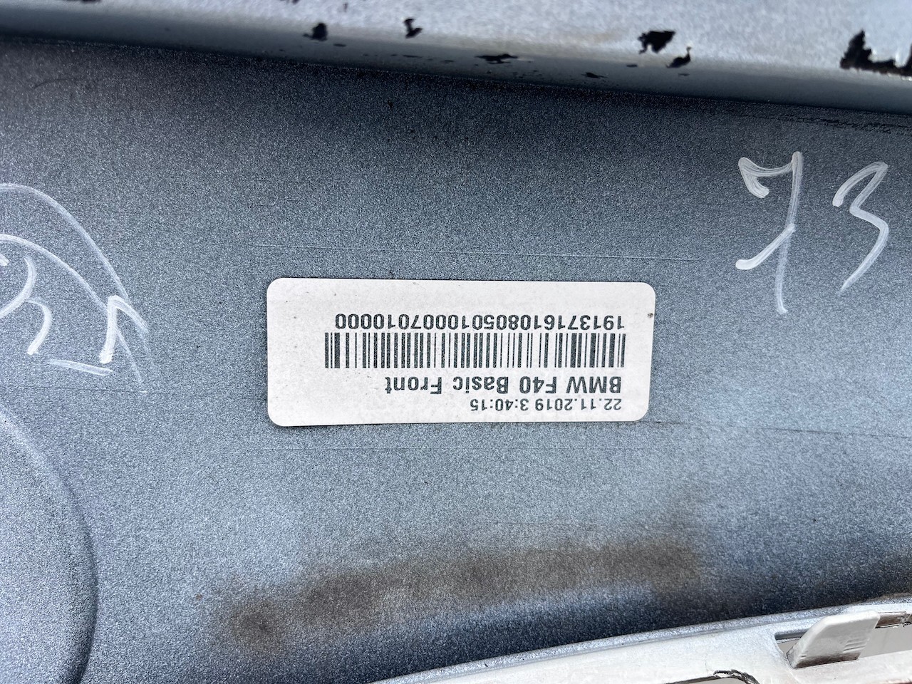 BMW 1 Series Se Basic 116 118 F40 2020-2024 Front Bumper 4 Pdc Genuine [B249]