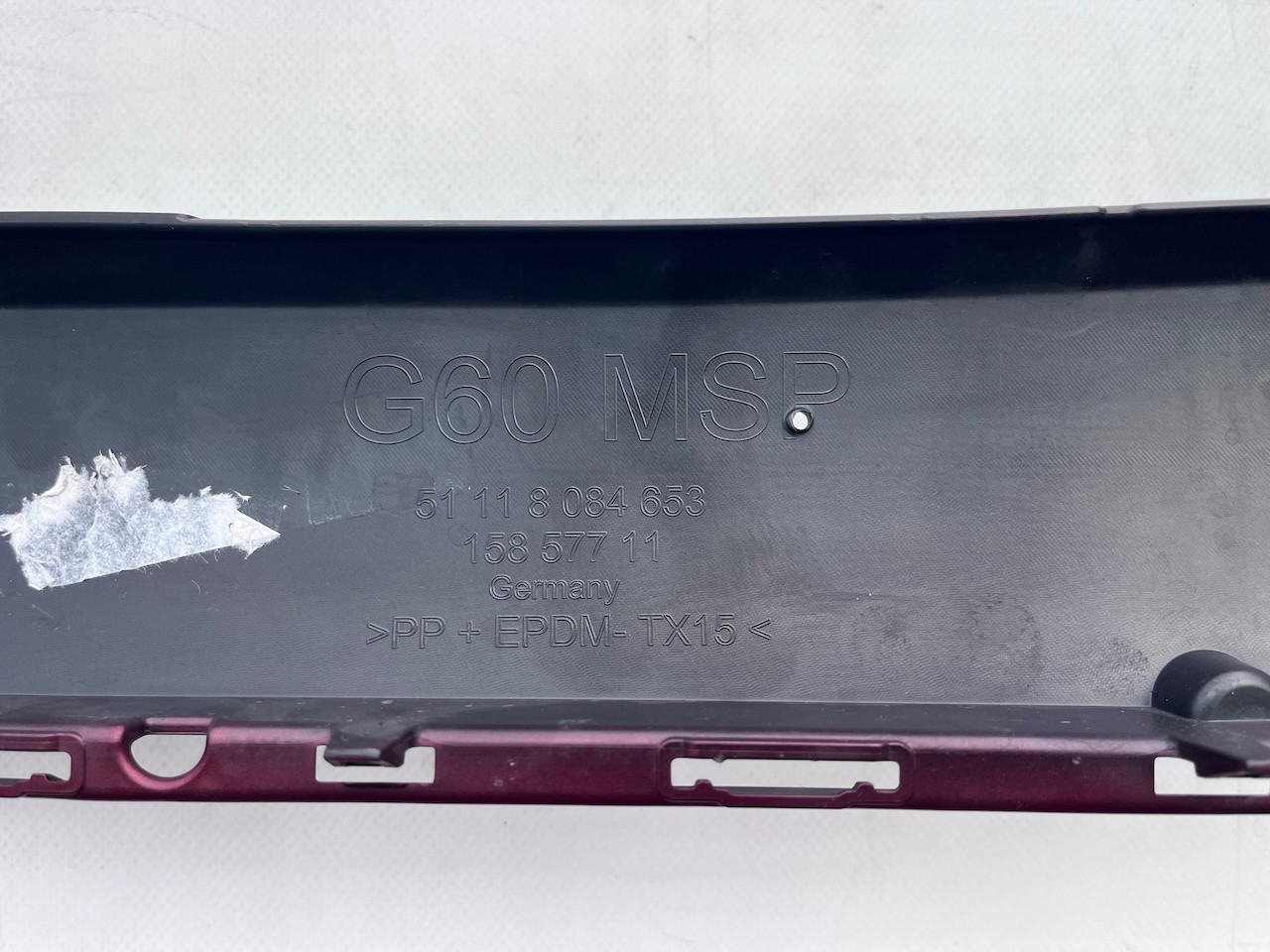 BMW 5 Series M Sport G60 G61 Saloon 2023-on Front Bumper 6 Pdc Genuine [B266]