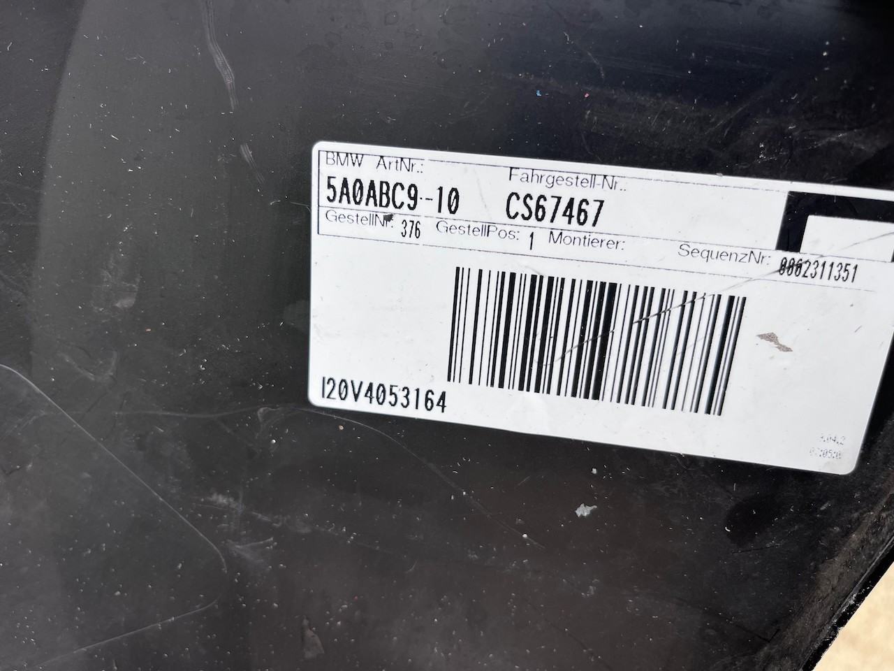 BMW Ix Ix M Sport Electric Suv 2021-2024 Front Bumper 6 Pdc Genuine [B262]