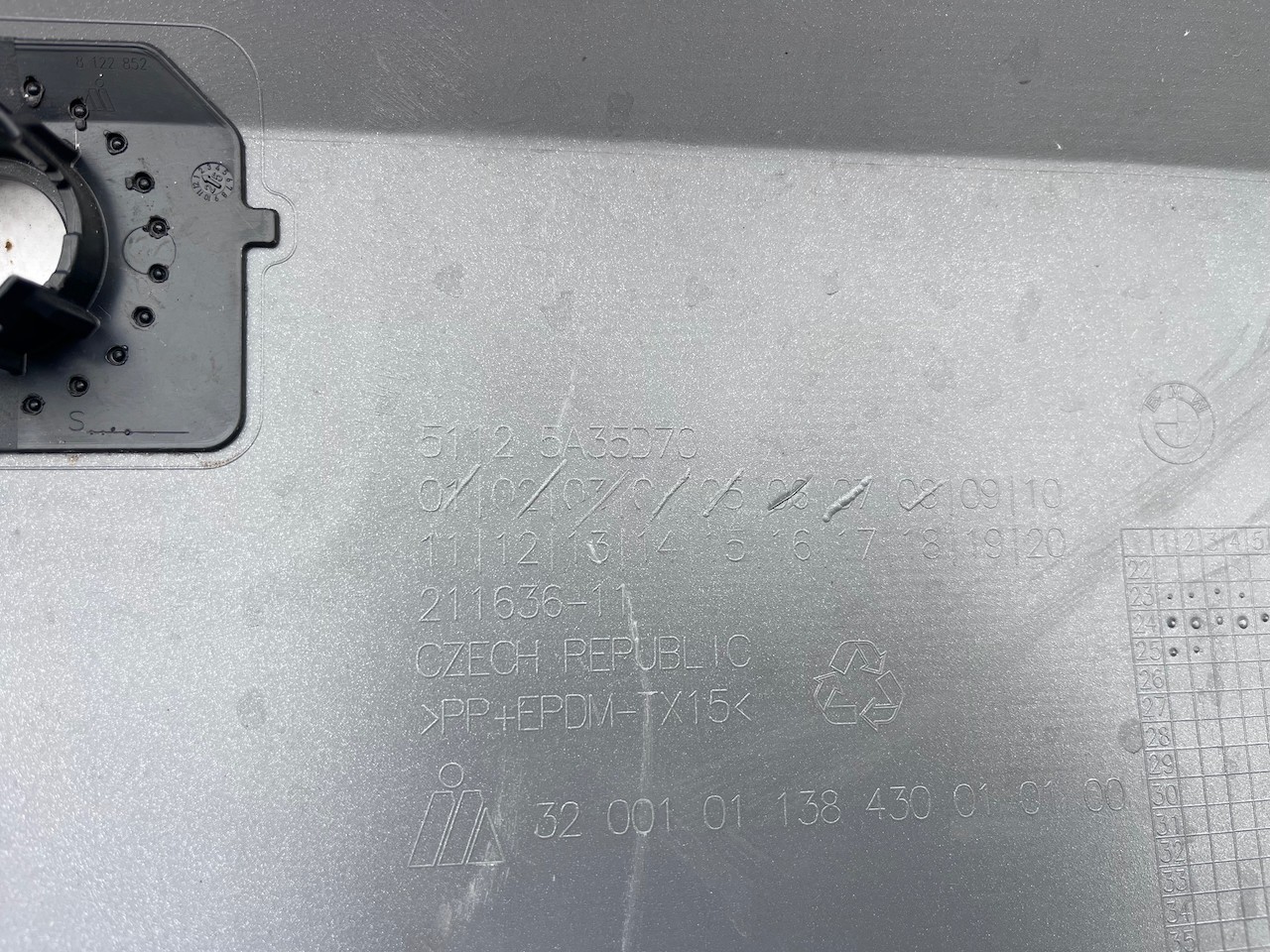 BMW 1 Series M Sport F70 Hatchback 2025-on Rear Bumper 6 Pdc Genuine [B310]