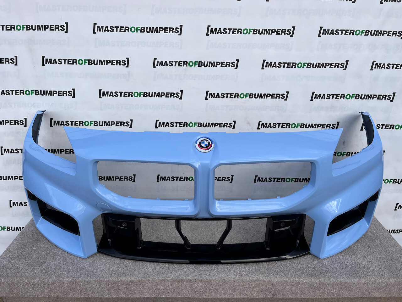 BMW M2 G87 Coupe 2023-on Front Bumper Blue W/grille Genuine [B620]