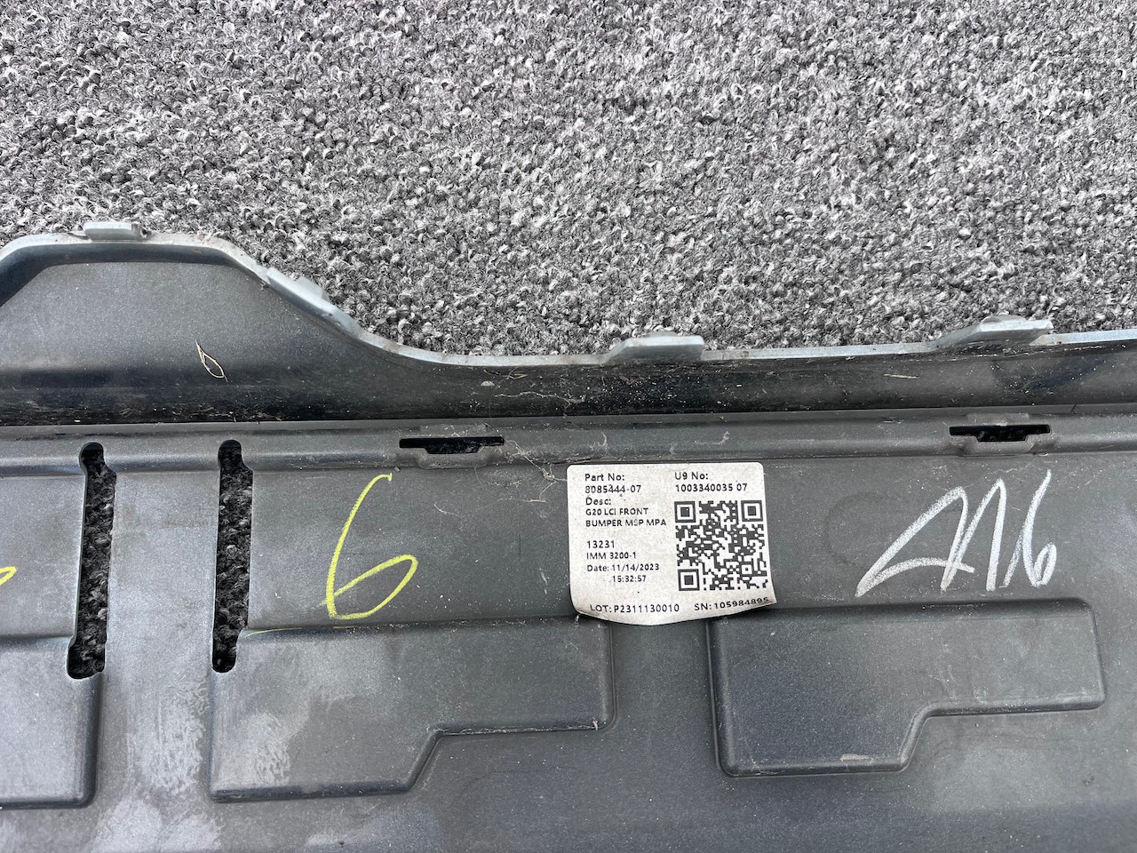 BMW 3 M Sport G20 G21 Saloon Estate Lci 2023-2026 Front Bumper Genuine [B339]