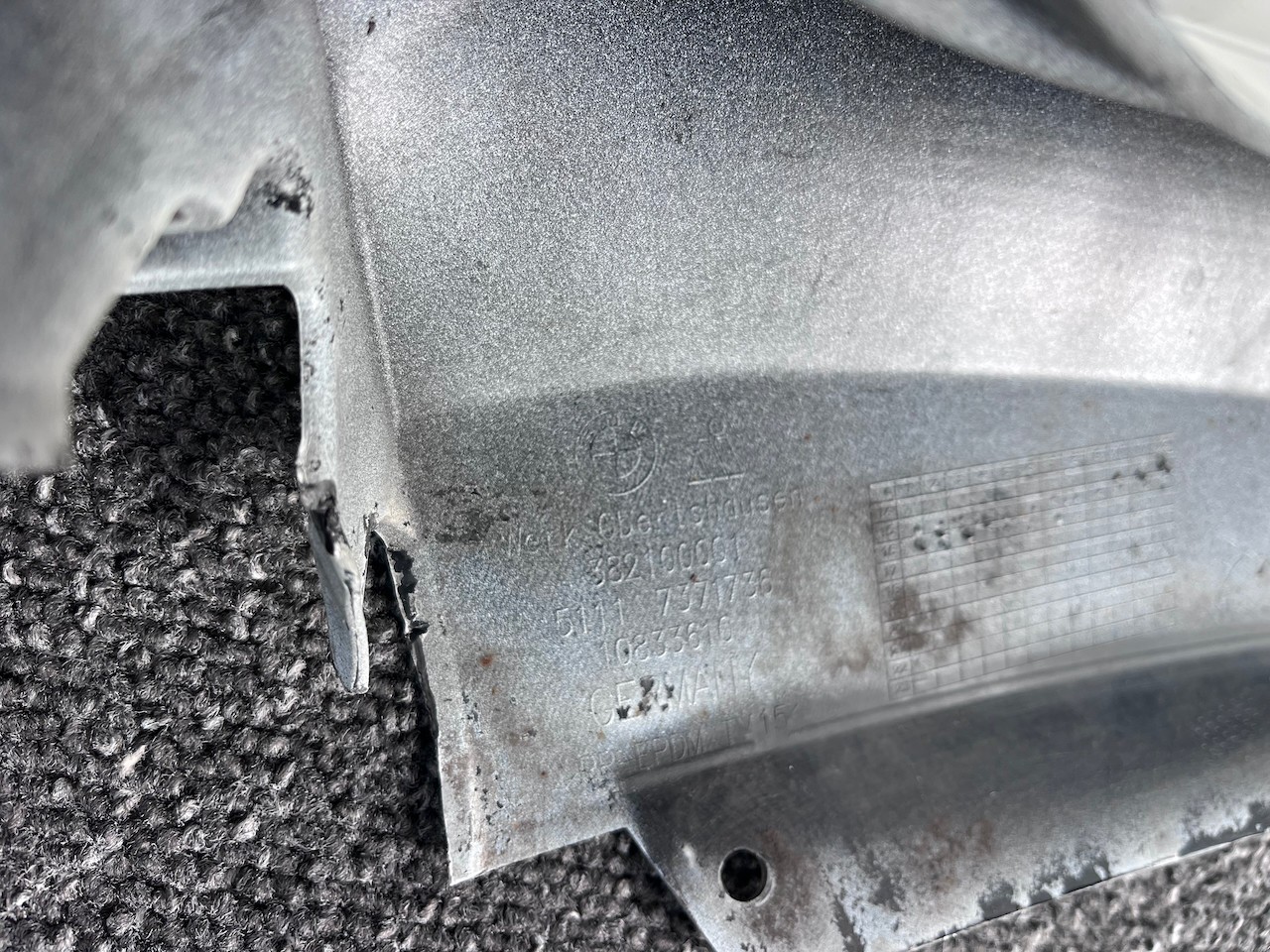 BMW 1 Sport Line F20 F21 Lci 2016-19 Front Bumper No Pdc No Jets Genuine [B345]