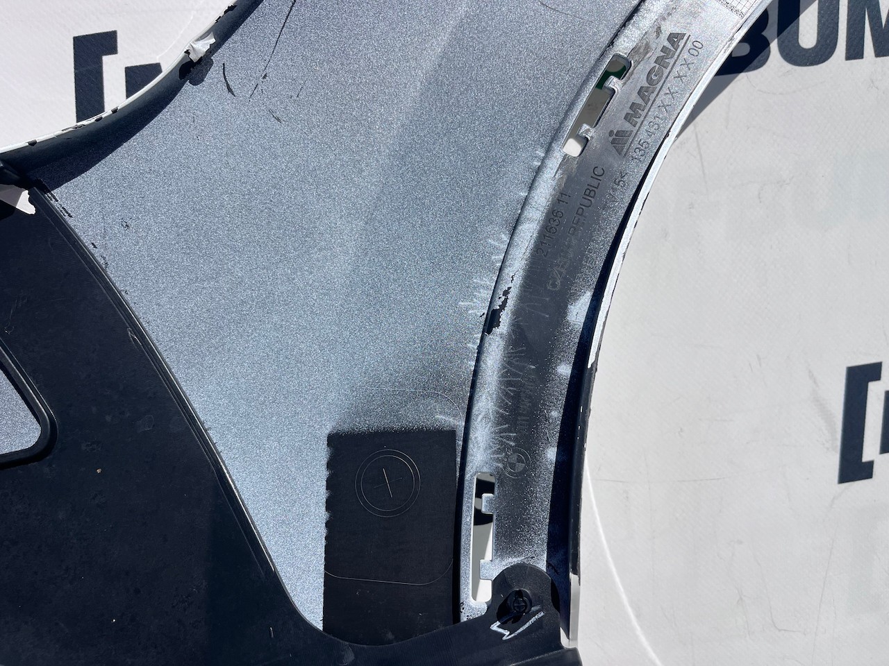 BMW X1 F48 Lci M Sport Suv 2019-2022 Front Bumper White No Pdc Genuine [B951]