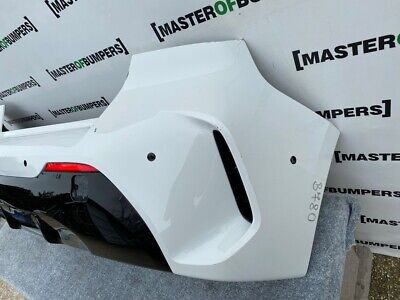 BMW 1 Series M Sport F40 2019-on Rear Bumper In White 6 X Pdc Genuine [B780]