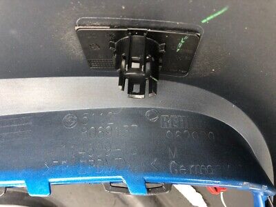 BMW X2 M Sport F39 2018-on Rear Bumper In Blue 4 X Pdc Genuine [B338]