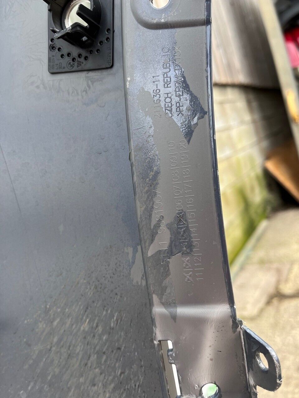 BMW X1 M Sport Xdrive U11 Suv 2023-on Front Bumper Grey 6 Pdc Genuine [B245]