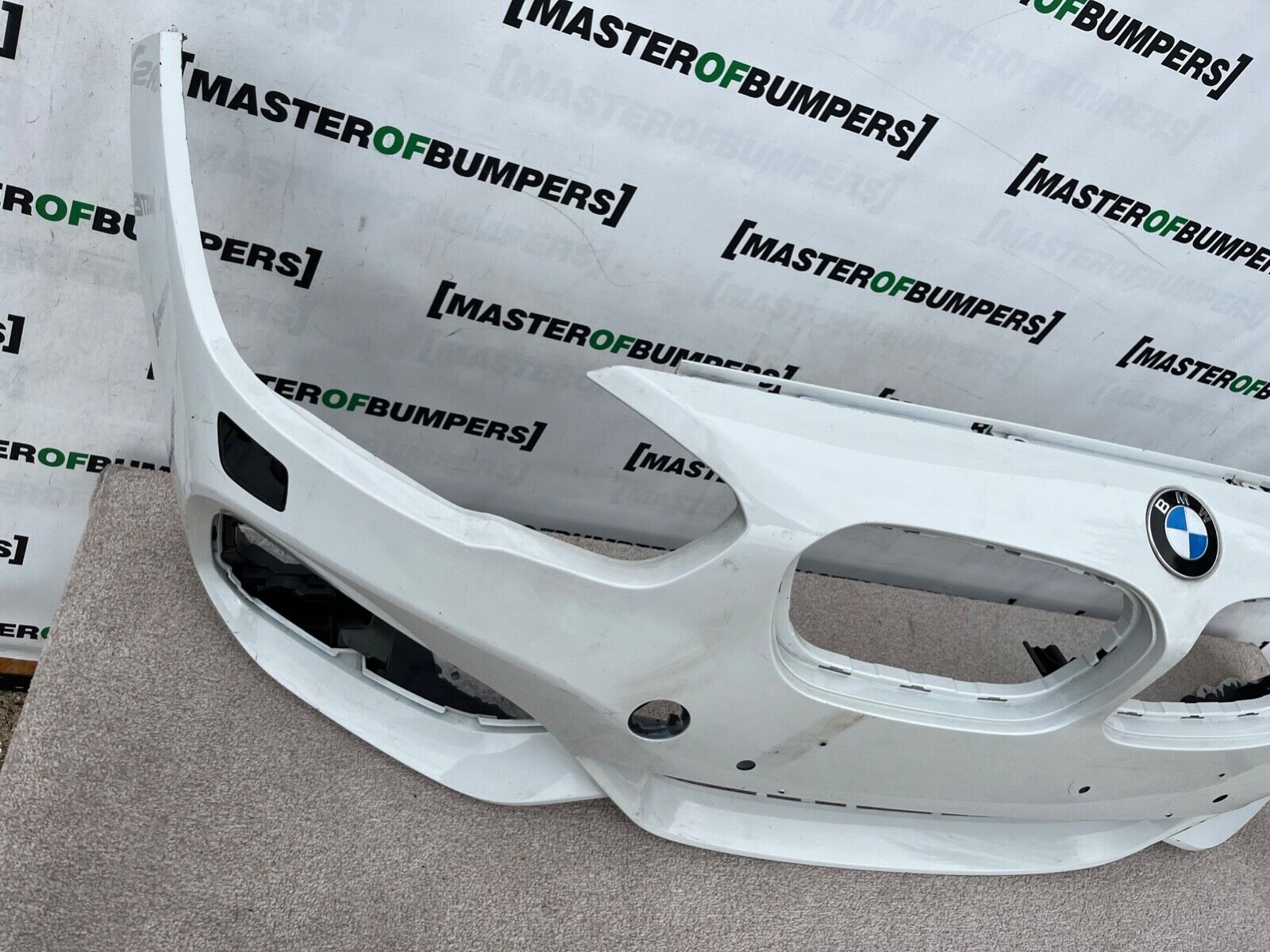 BMW 1 Series M Sport F20 F21 Lci 16-19 Front Bumper 4 Pdc + Jets Genuine [B554]