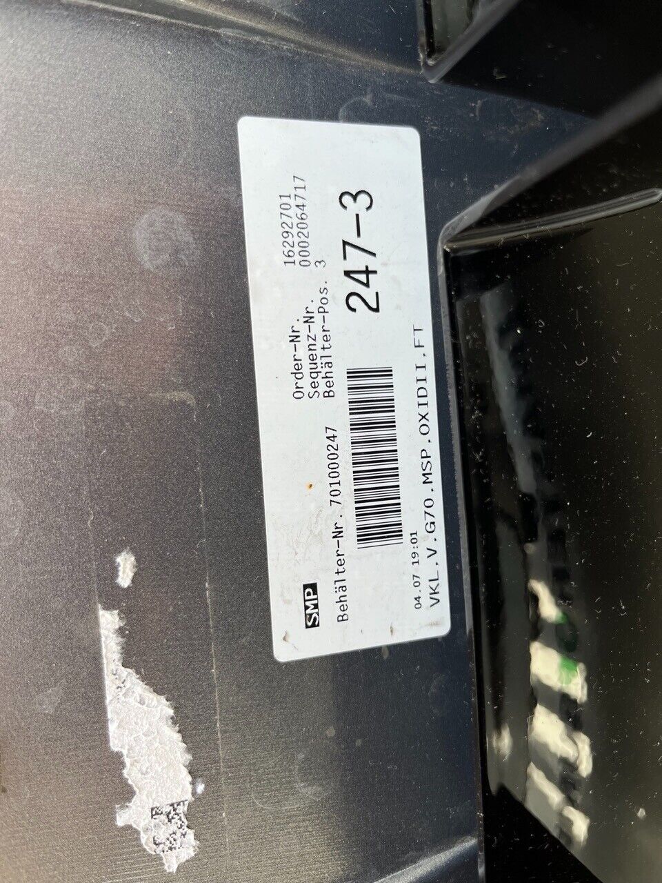 BMW 7 Series G70 I7 M Sport 2022-26 Front Bumper With Main Grille Genuine [B511]