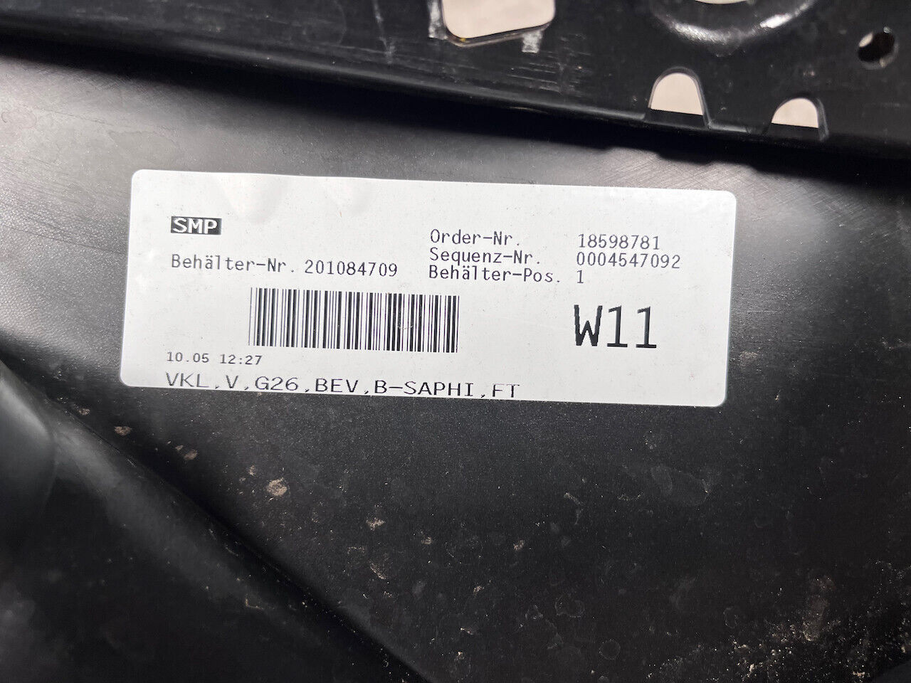 BMW I4 Sport Gran Coupe G26 5 Door 2020-2024 Front Bumper Black Genuine [B741]