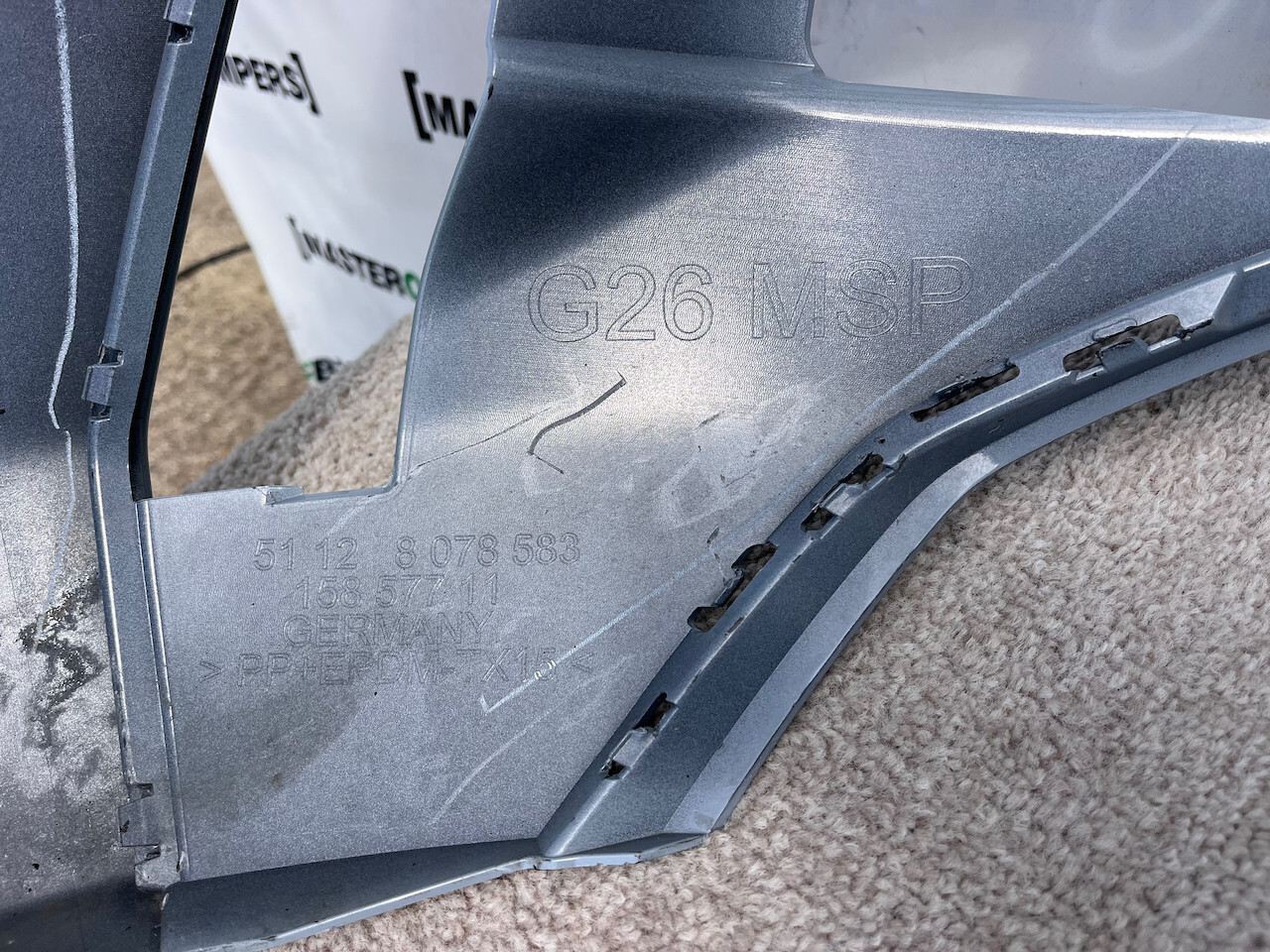 BMW I4 I4 Gran Coupe M Sport G26 2022-2025 Rear Bumper 6 Pdc Genuine [B177]