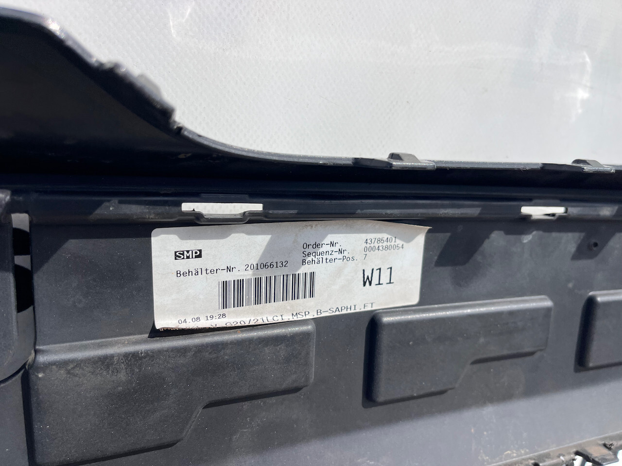 BMW 3 M Sport G20 G21 Saloon Estate Lci 2023-on Front Bumper 6pdc Genuine [B188]