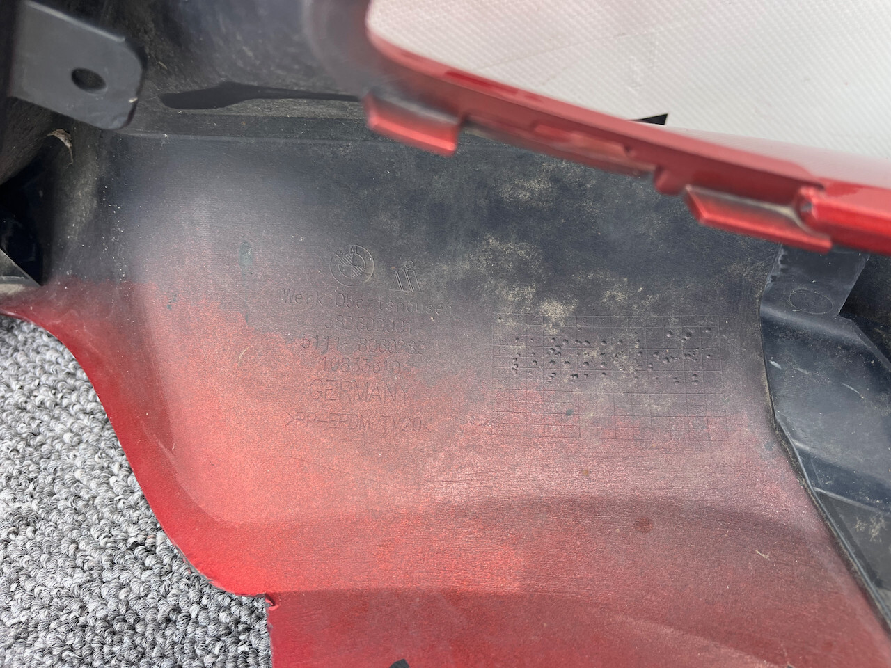 BMW 1 Series M Sport F20 F21 Lci 2016-2019 Front Bumper 4 Pdc Jet Genuine [B206]