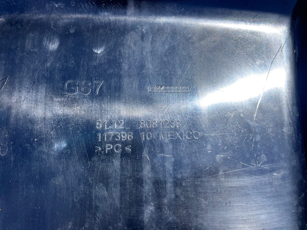 BMW M2 G87 Coupe 2023-on Rear Bumper W/difuser 6 Pdc Genuine [B223]