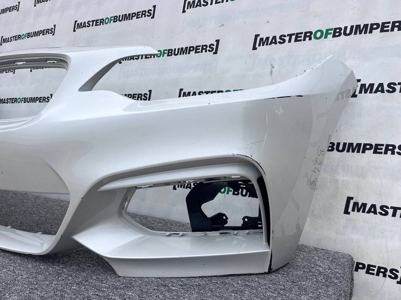 BMW 2 Series F22 F23 M Sport Cabrio 2014-2019 Front Bumper No Pdc Genuine [B243]