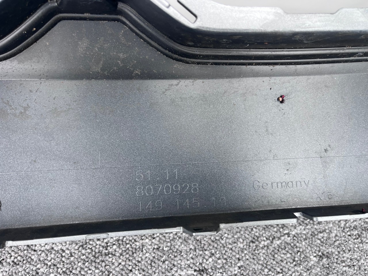 BMW 1 Series M Sport 140i F40 2020-2024 Front Bumper 4 Pdc Genuine [B250]