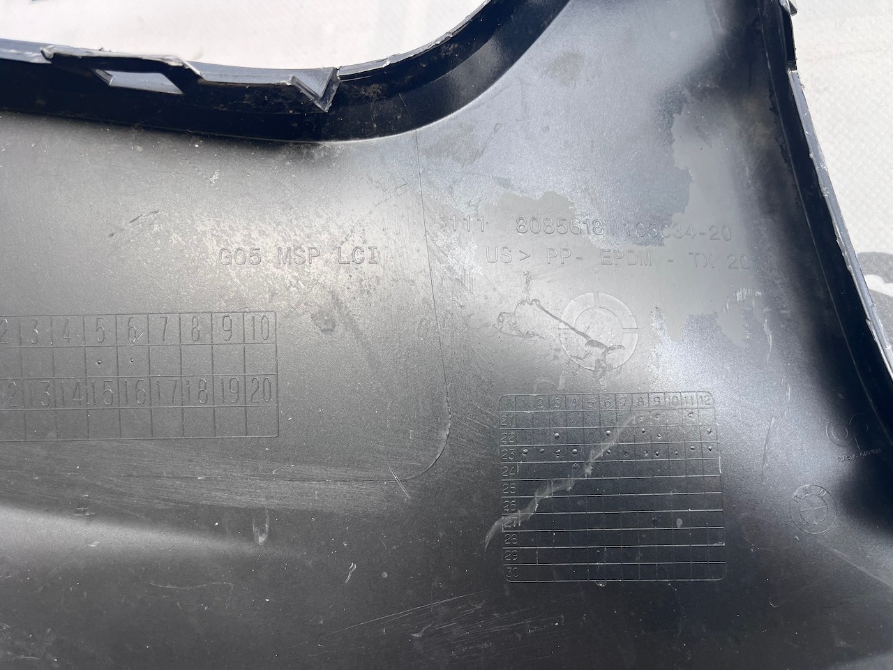 BMW X5 M Sport Suv G05 Lci 2024-on Front Bumper 6 Pdc Genuine [B257]