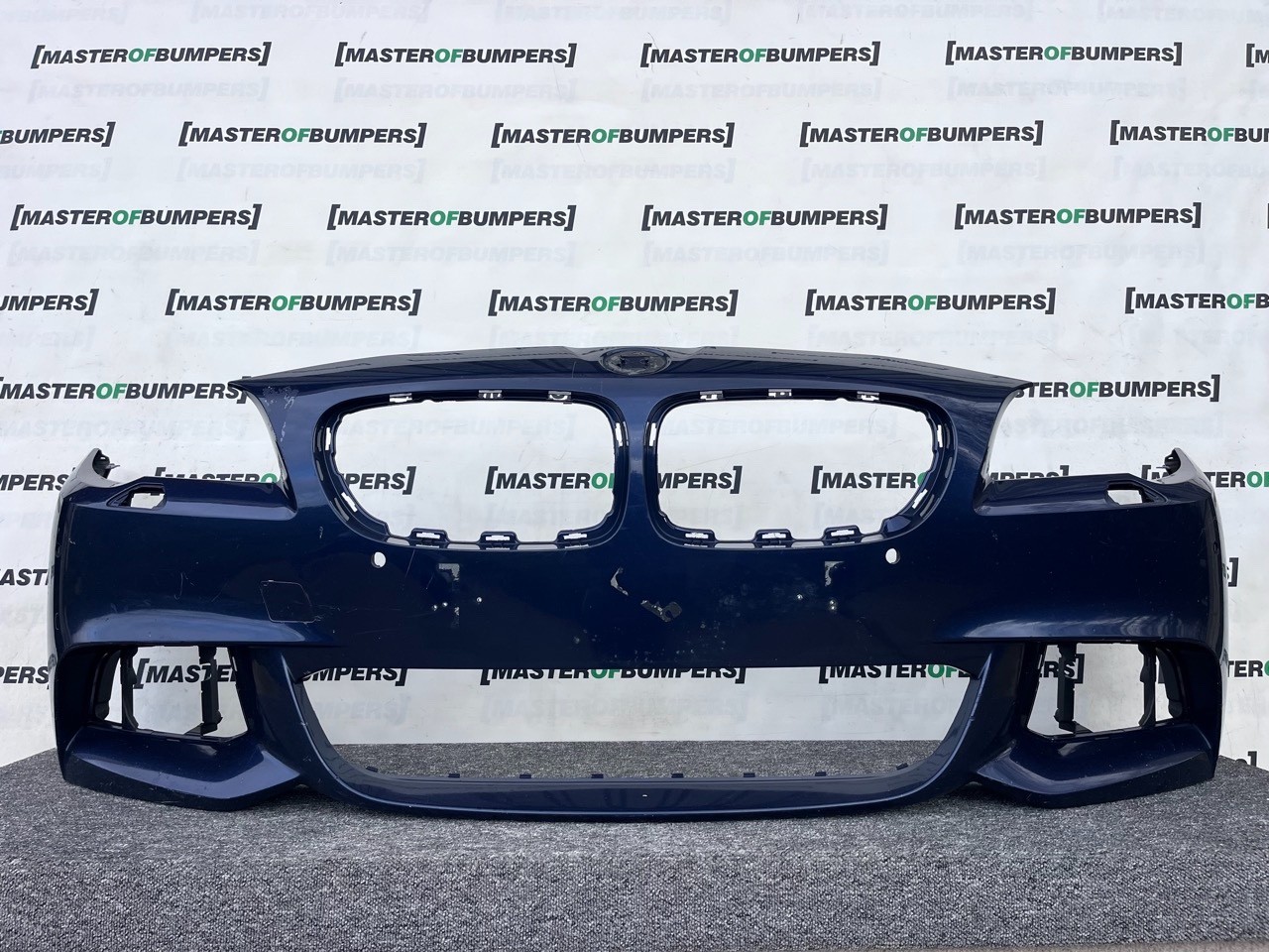 BMW 5 M Sport F10 F11 Lci 2013-2016 Front Bumper 4 Pdc + Jets Genuine [B276]