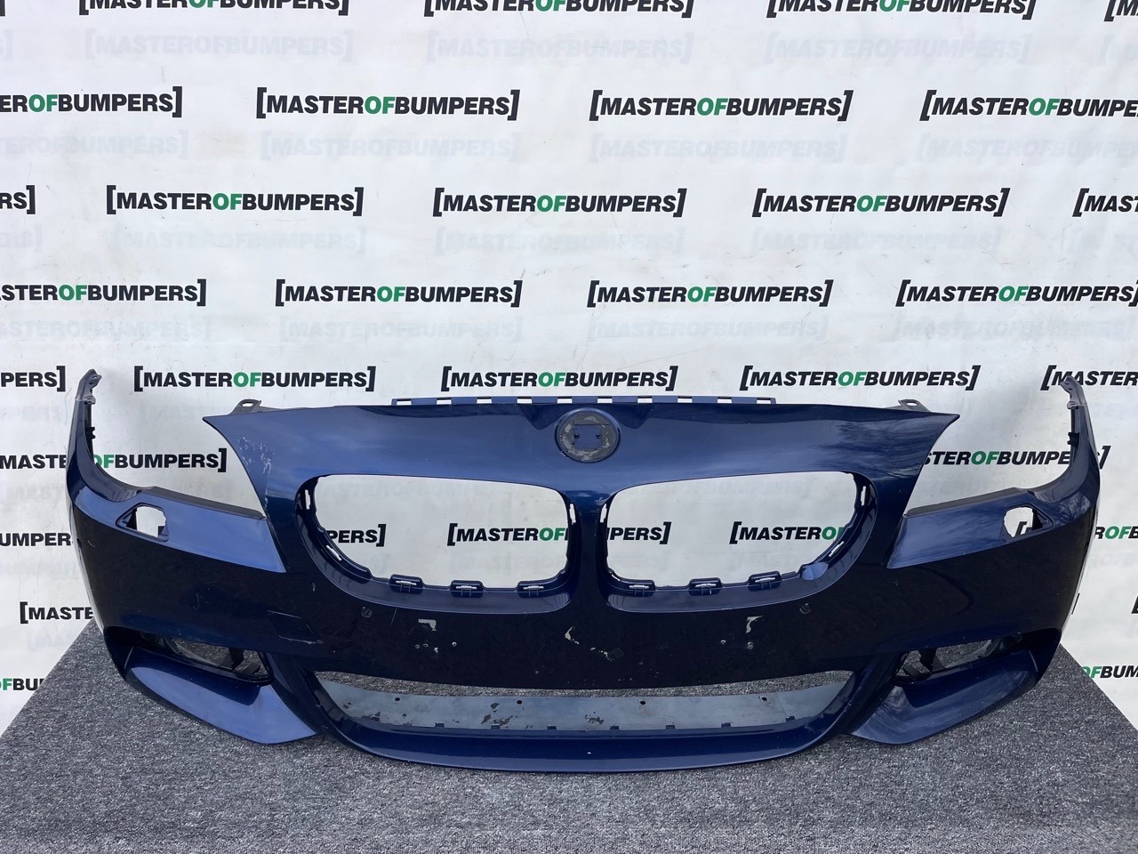 BMW 5 M Sport F10 F11 Lci 2013-2016 Front Bumper 4 Pdc + Jets Genuine [B276]