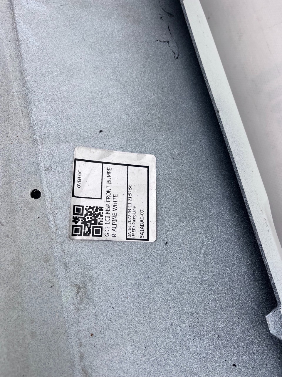 BMW X3 Ix3 M Sport Xdrive Lci G01 2022-on Front Bumper 6 Pdc Genuine [B279]