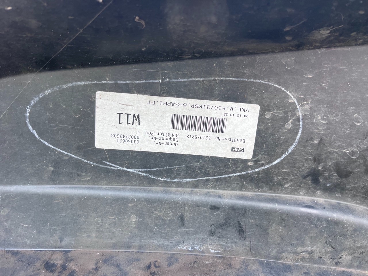 BMW 3 Series M Sport F30 F31 2013-2019 Front Bumper 4 Pdc No Jets Genuine [B296]