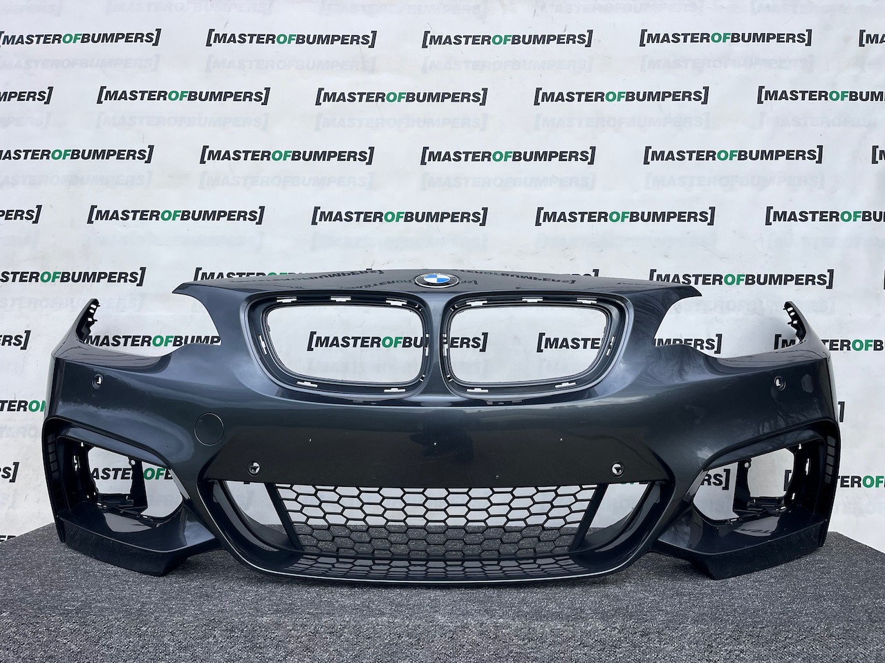 BMW 2 Series Msport F22 Coupe Cabrio 2014-2019 Front Bumper 4 Pdc Genuine [B343]