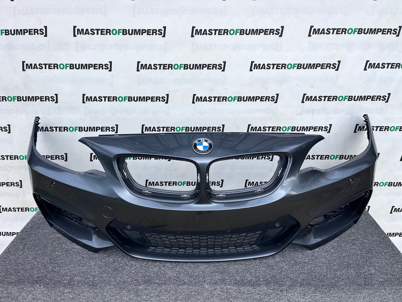 BMW 2 Series Msport F22 Coupe Cabrio 2014-2019 Front Bumper 4 Pdc Genuine [B343]