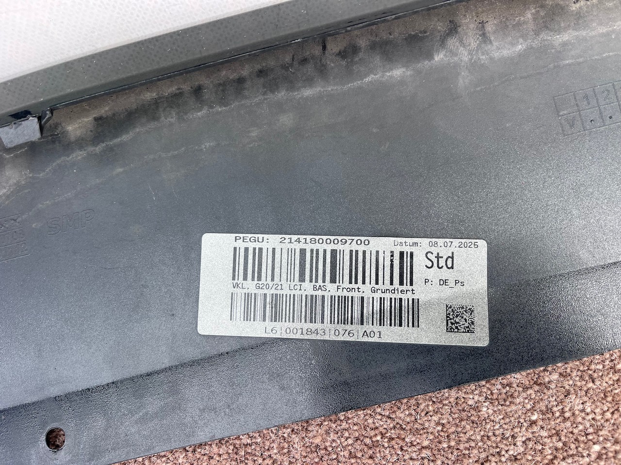 BMW 3 Sport Se G20 G21 Saloon Estate Lci 2023-2026 Front Bumper Genuine [B432]