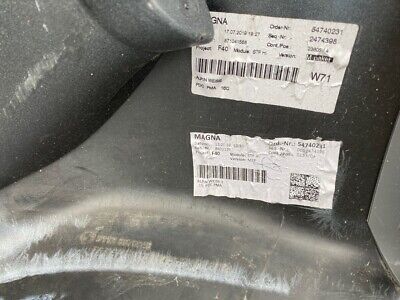 BMW 1 Series M Sport F40 2019-on Rear Bumper In White 6 X Pdc Genuine [B779]