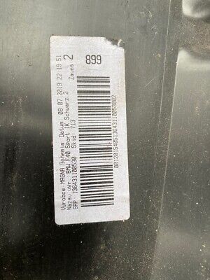 BMW 1 Series M Sport F40 2019-on Rear Bumper In White 6 X Pdc Genuine [B779]