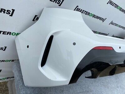 BMW 1 Series M Sport F40 2019-on Rear Bumper In White 6 X Pdc Genuine [B779]