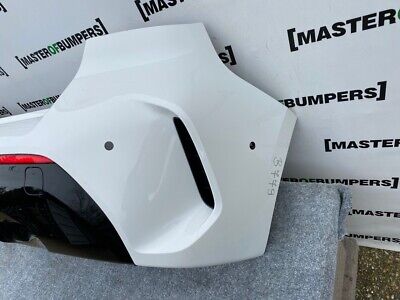 BMW 1 Series M Sport F40 2019-on Rear Bumper In White 6 X Pdc Genuine [B779]