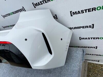 BMW 1 Series M Sport F40 2019-on Rear Bumper In White 6 X Pdc Genuine [B779]