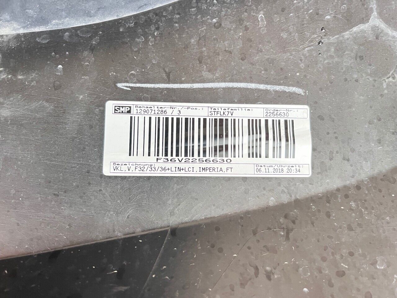 BMW 4 Series Sport Lci F32 F33 F36 2017-2020 Front Bumper 4 Pdc Genuine [B223]