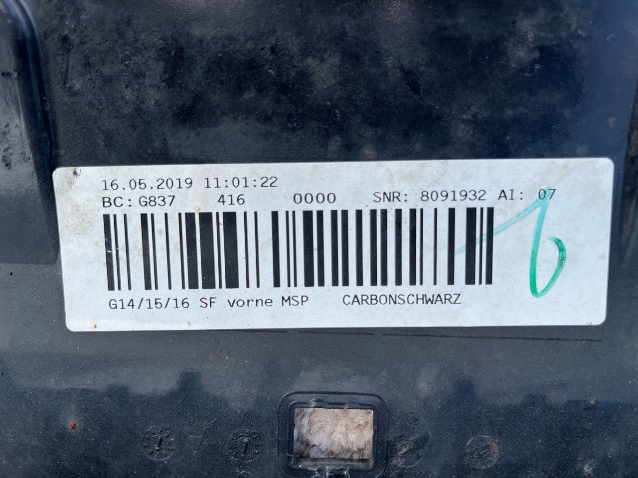 BMW 8 Series M Sport G14 G15 2019-on Front Bumper 6 Pdc Genuine [B391]