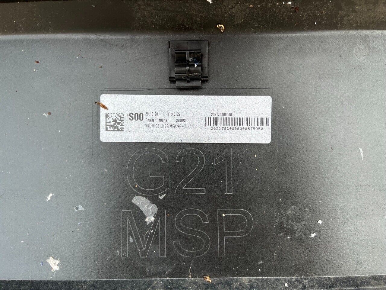 BMW 3 Series M Sport G21 Estate Only 2019-on Rear Bumper Genuine [B424]