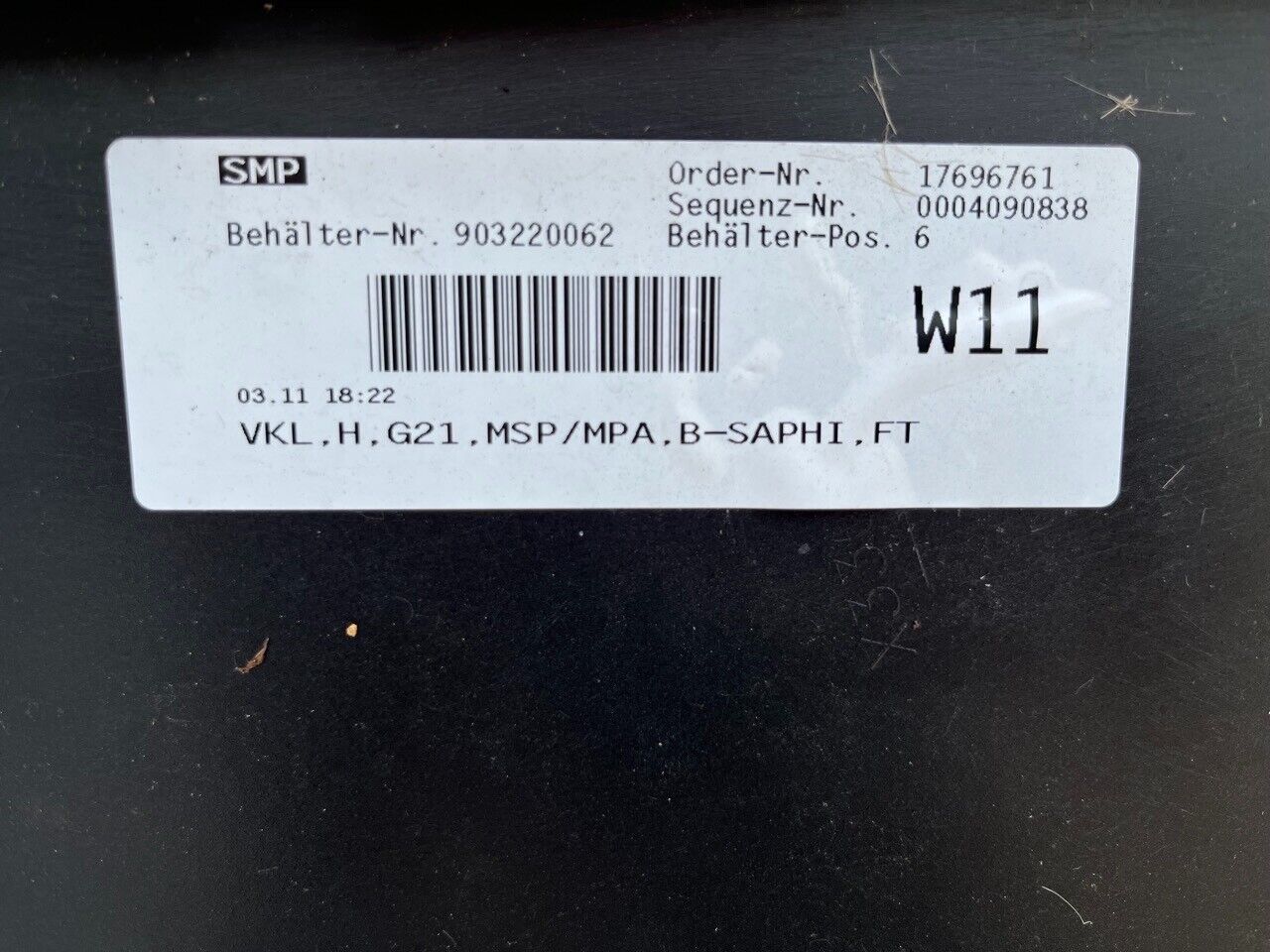 BMW 3 Series M Sport G21 Estate Only 2019-on Rear Bumper Genuine [B424]