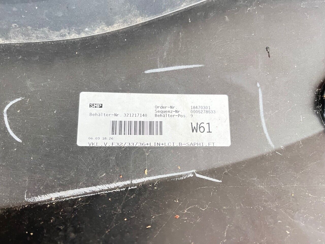 BMW 4 Series Sport Lci F32 F33 F36 2017-2020 Front Bumper 4 Pdc Genuine [B222]