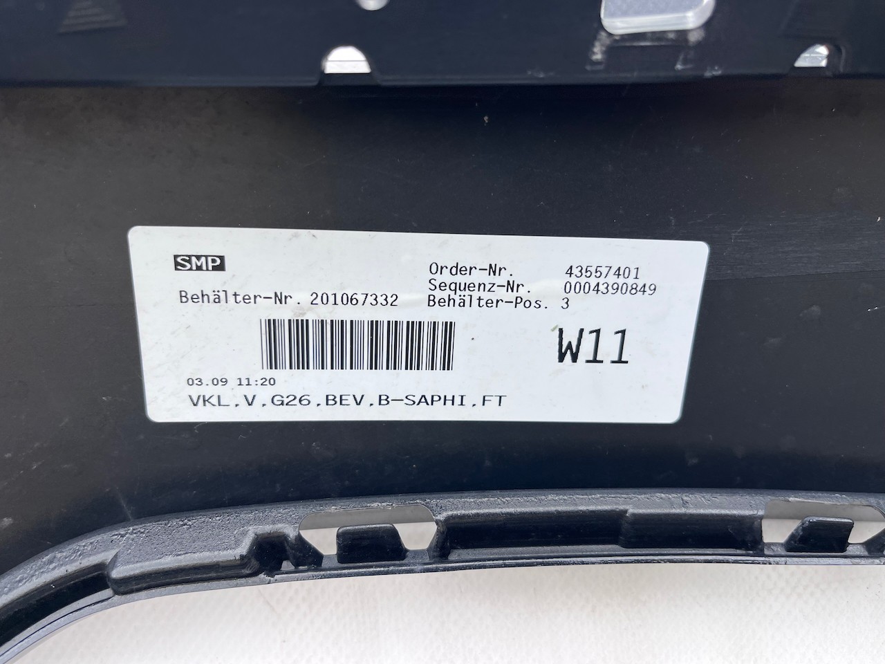 BMW I4 Sport Gran Coupe G26 5 Door 2020-2024 Front Bumper 6 Pdc Genuine [B215]