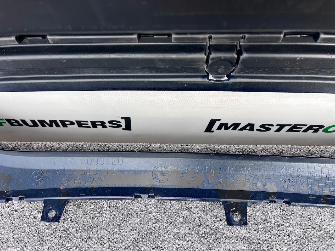 BMW 8 Series M Sport G14 G15 2019-2024 Rear Bumper 6 Pdc Genuine [B268]