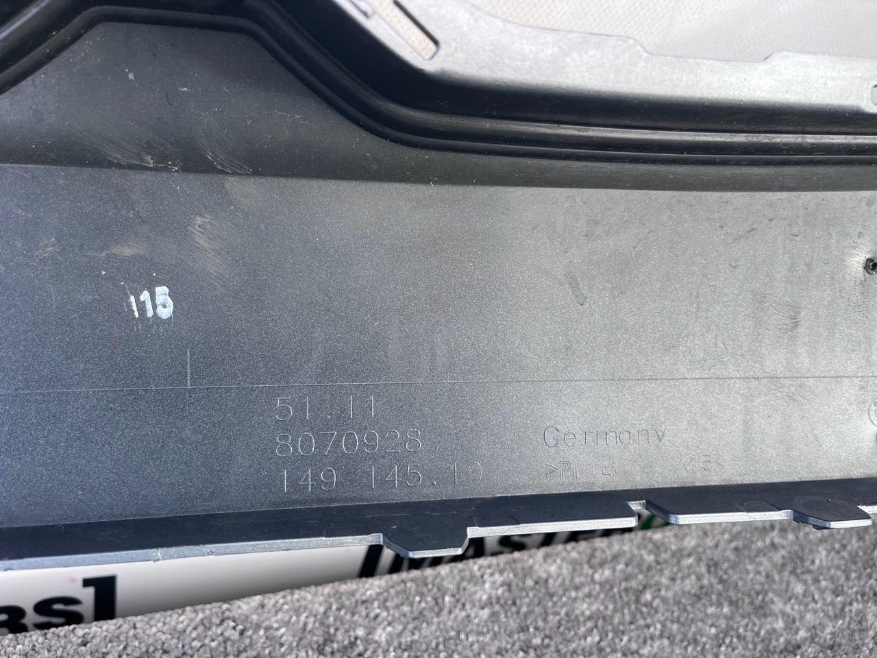 BMW 1 Series M135i M140 F40 2019-2024 Front Bumper 6 Pdc Genuine [B273]