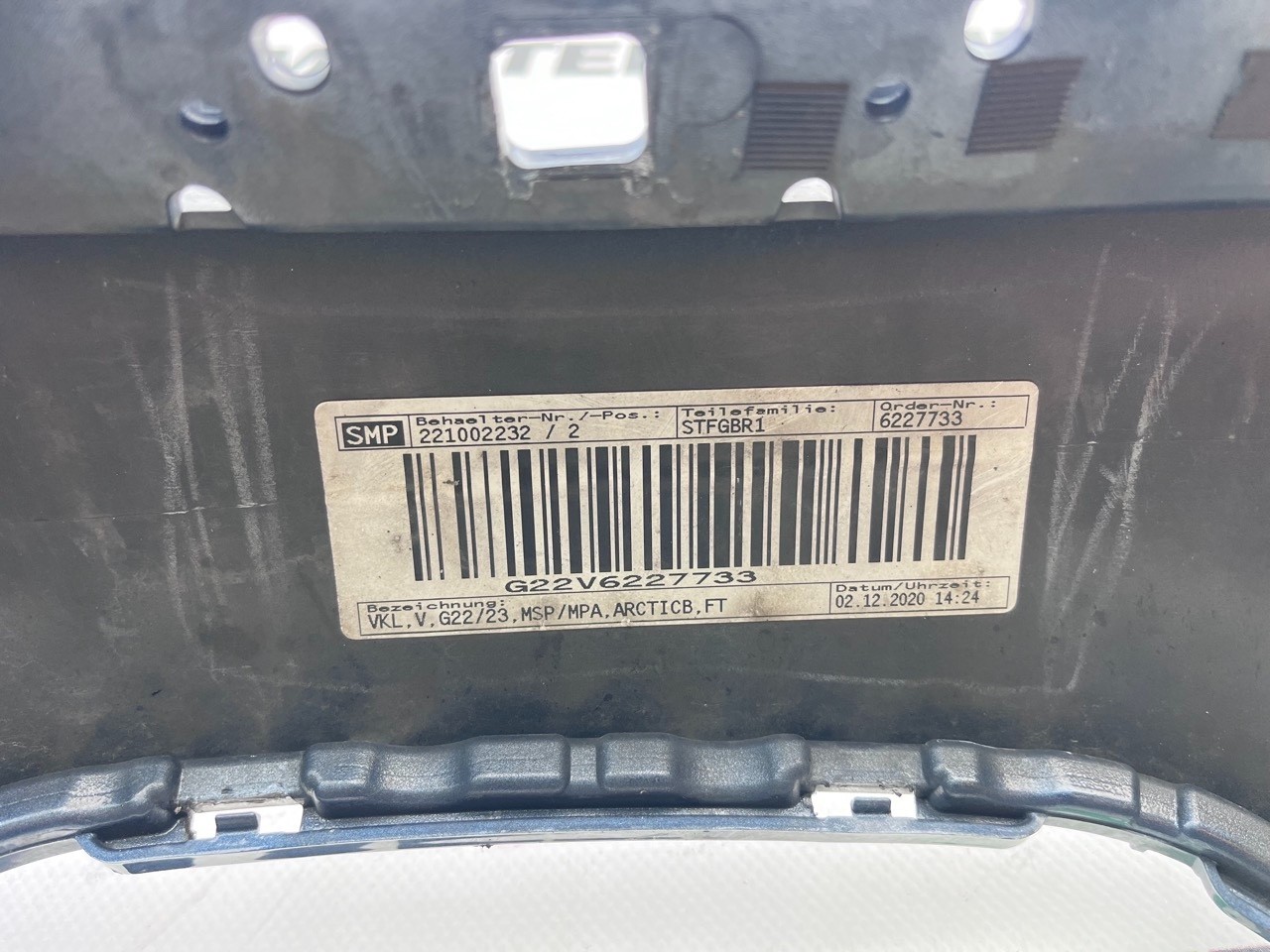 BMW 4 Series M Sport G22 G23 2020-2024 Front Bumper 6 Pdc Genuine [B294]