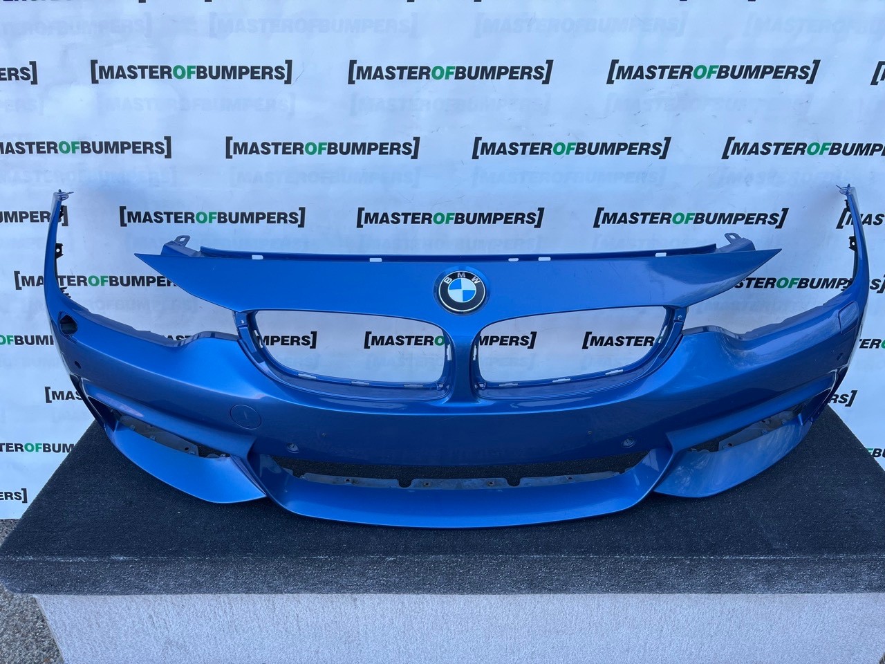 BMW 4 Series F36 F32 F36 M Sport 2014-2020 Front Bumper 6 Pdc Jets Genuine [B411 BMW 4 Series F36 F32 F36 M Sport 2014-2020 Front Bumper 6 Pdc Jets Genuine [B411