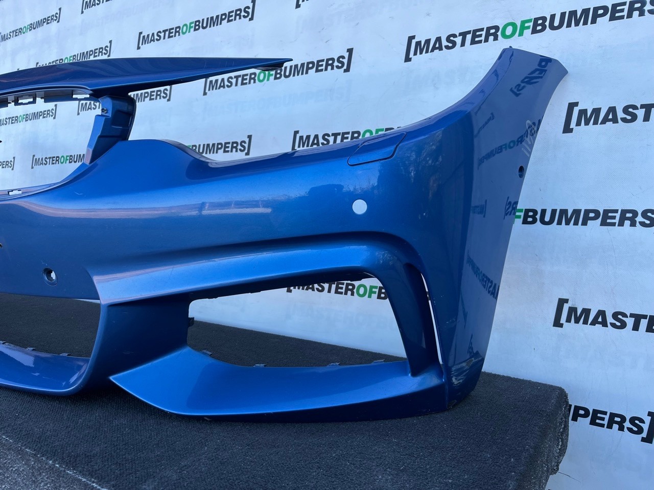 BMW 4 Series F36 F32 F36 M Sport 2014-2020 Front Bumper 6 Pdc Jets Genuine [B411 BMW 4 Series F36 F32 F36 M Sport 2014-2020 Front Bumper 6 Pdc Jets Genuine [B411