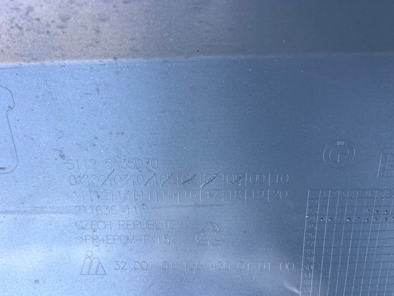 BMW 1 Series M Sport F70 Hatchback 2025-2027 Rear Bumper 6 Pdc Genuine [B412]