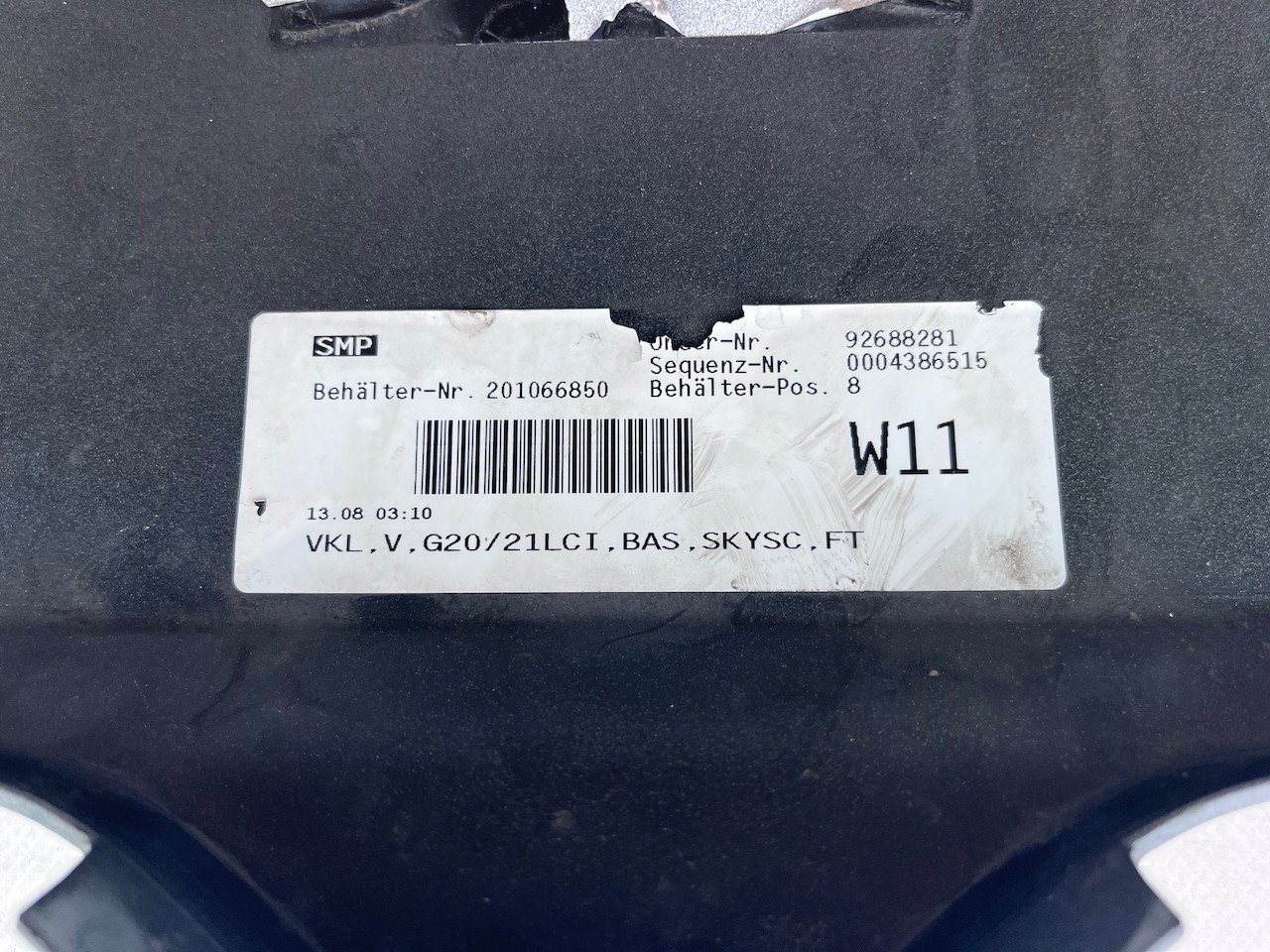 BMW 3 Sport Se G20 G21 Saloon Estate Lci 2023-2026 Front Bumper Genuine [B429]