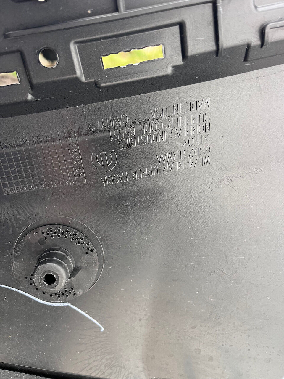 Jeep Grand Cherokee Overland Phev Mk5 2021-2024 Rear Bumper 6 Pdc Genuine [p296]