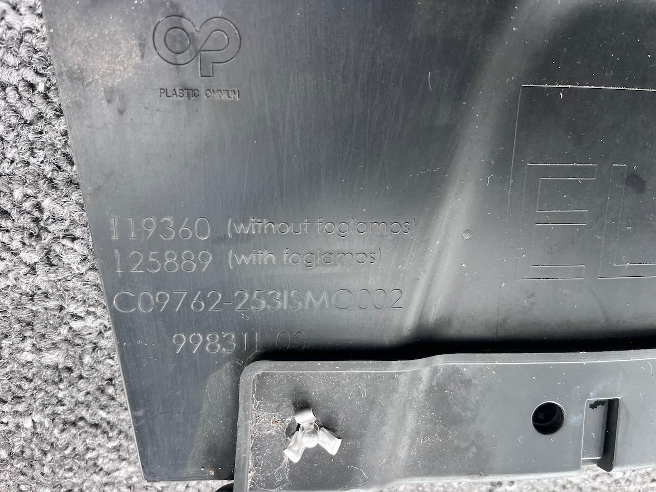 Citroen C3 Standard Hybrid Electric 2025-2027 Front Bumper No Pdc Genuine [c473]