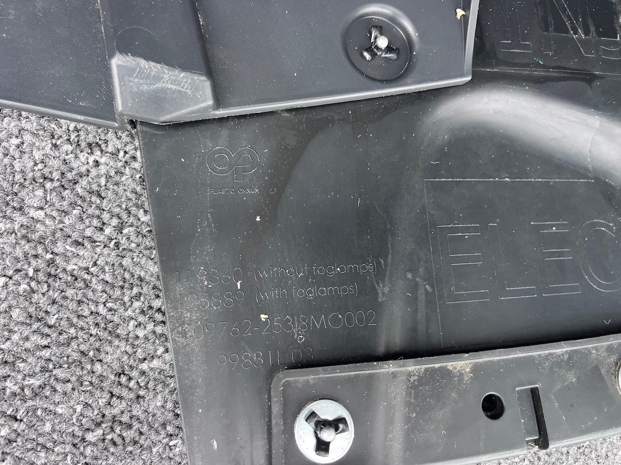 Citroen C3 Standard Hybrid Electric 2025-2027 Front Bumper No Pdc Genuine [c474]