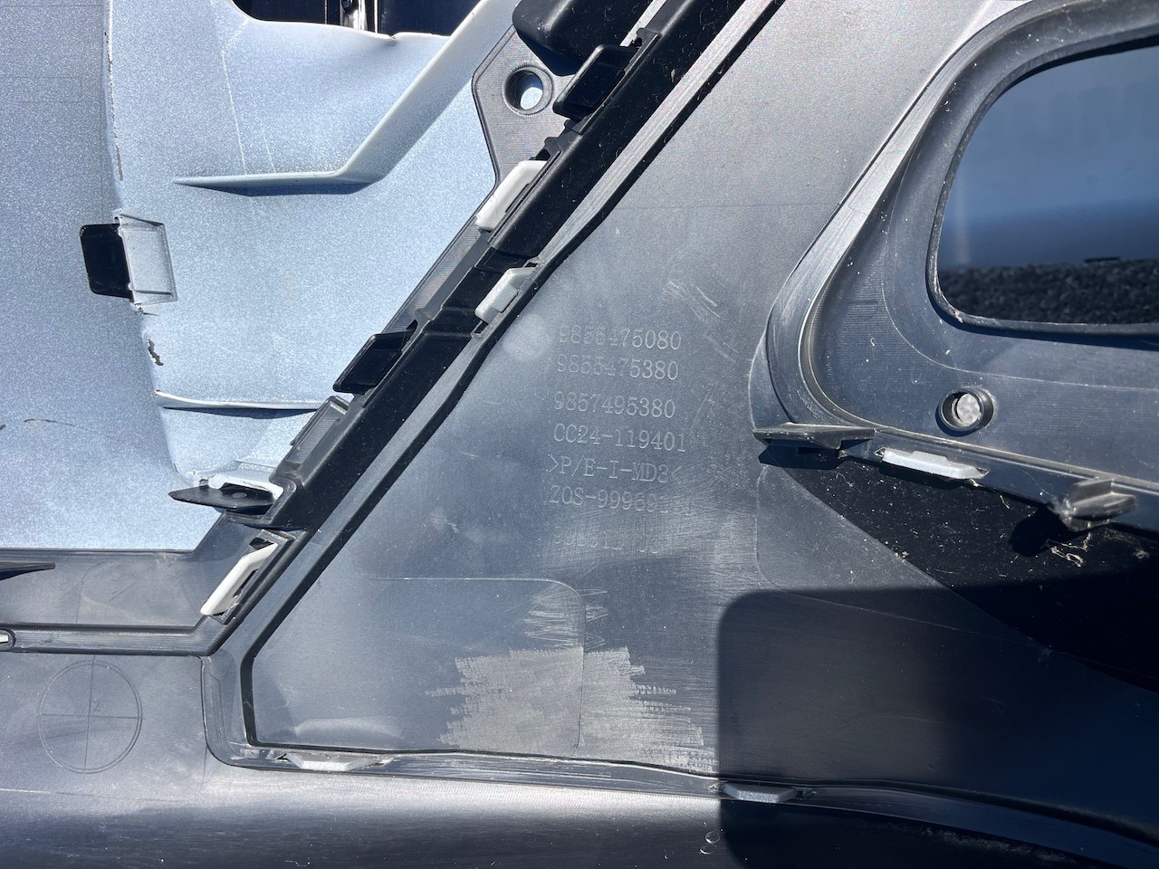 Citroen C3 Aircross Hybrid Electric 2025-2027 Front Bumper No Pdc Genuine [c495]